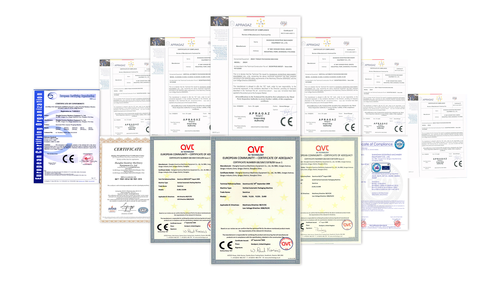 Our Certificates